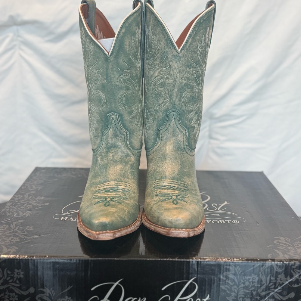 Dan Post Turquoise Cowboy Boots